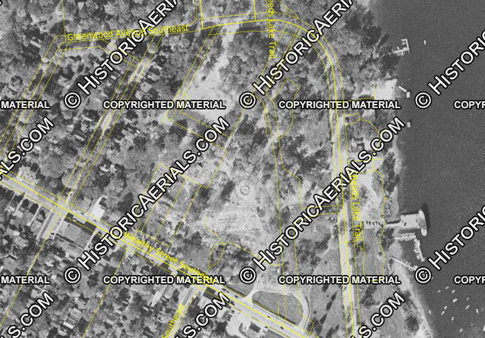 Ramona Park - 1954 Aerial Of General Area